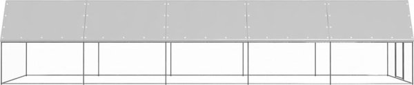 vidaXL Klatka zewnetrzna dla kurczat 3x10x2 m stal galwanizowana