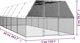 vidaXL Klatka zewnetrzna dla kurczat 3x10x2 m stal galwanizowana