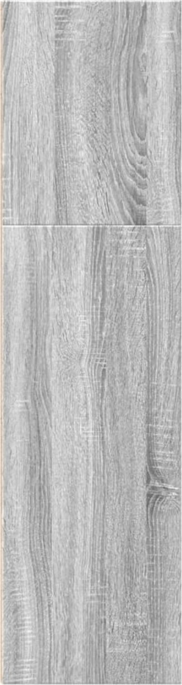 vidaXL Ράφι για βιβλία, γκρι δρυς Sonoma, 40x30x114 cm