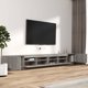 vidaXL Σετ 3 ντουλάπια TV με φωτισμό LED, γκρι δρυς Sonoma