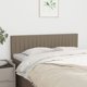 vidaXL 2 τεμάχια επικεφαλιστήρες κρεβατιού, taupe, 72x5x78/88 εκ., ύφασμα