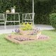 vidaXL Donica, 83x83x27 cm, lite drewno sosnowe