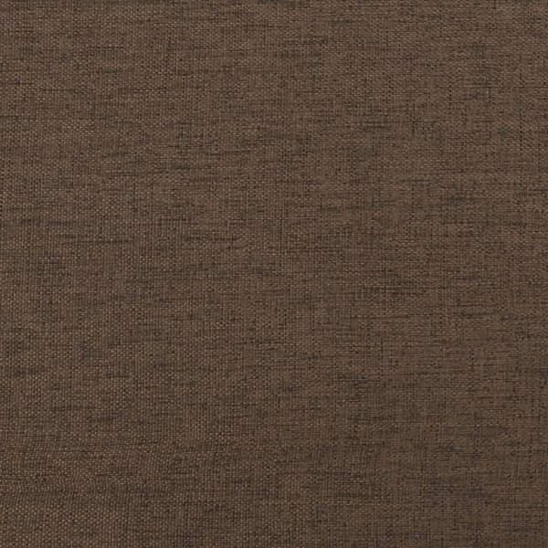vidaXL Παγκάκι, σκούρο καφέ, 100x35x41 cm, επενδεδυμένο με ύφασμα