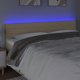 vidaXL Ζαγλόουεκ για κρεβάτι με LED, κρεμ, 200x5x78/88 εκ., ύφασμα