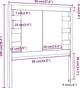 vidaXL Προσκέφαλο κρεβατιού, μελί καφέ, 96x4x100 cm, συμπαγές ξύλο πεύκου