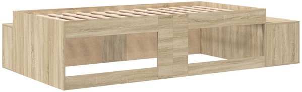 vidaXL Lotus αποθηκευτικό κρεβάτι Sonoma Δρυς 90x200 cm