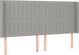 vidaXL Zaglowek uszak jasnoszary 163x16x118/128 cm tkanina