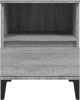 vidaXL Κομοδίνα, 2 τεμ., σε γκρι απόχρωση Sonoma Δρυς, 40x35x50 εκ.
