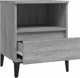 vidaXL Κομοδίνα, 2 τεμ., σε γκρι απόχρωση Sonoma Δρυς, 40x35x50 εκ.