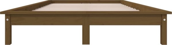 vidaXL Κρεβατοκάμαρα, χρώμα μέλι καφέ, 180x200 cm, μασίφ ξύλο, Super King