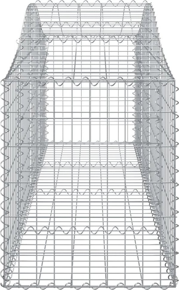 vidaXL Γκαμπιόν Καλάθια 40 τεμάχια 200x50x60/80 cm από Γαλβανισμένο Σίδηρο