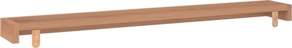 vidaXL Επιτοίχιες Ράφες, σετ 2 τεμαχίων, 110x15x6 εκ., συμπαγές ξύλο τεϊκού