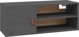 vidaXL Szafki scienne, 2 szt., szare, 80x30x30 cm, lite drewno sosnowe