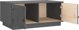 vidaXL vidaXL Stolik kawowy, szary, 80x50x35 cm, lite drewno sosnowe