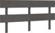 vidaXL Κεφαλάρι κρεβατιού, γκρι, 154x3x81 εκ, μασίφ πεύκο