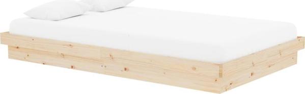 vidaXL Πλαίσιο κρεβατιού από μασίφ ξύλο 120x200 cm