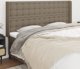 vidaXL Υποστηριγμα κεφαλιου uszak, ταουπ, 203x16x118/128 cm, υφασμα