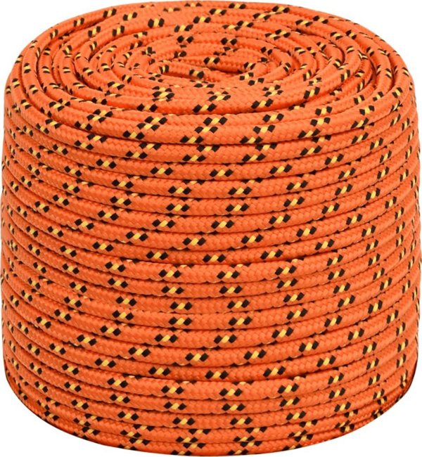 vidaXL Ναυτικό σχοινί πορτοκαλί, 6 mm, 500 m, πολυπροπυλένιο
