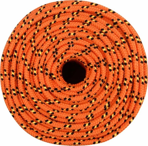 vidaXL Ναυτικό σχοινί πορτοκαλί, 6 mm, 500 m, πολυπροπυλένιο