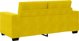Sofa 2-θέσια κίτρινη 140 cm βελούδινη