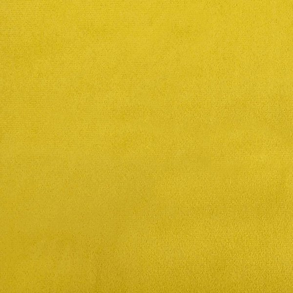 Sofa 2-θέσια κίτρινη 140 cm βελούδινη