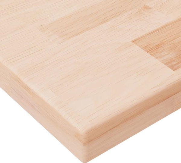 vidaXL Ράφι, 40x20x2,5 cm, Ακατέργαστο Μασίφ Δρυς Ξύλο