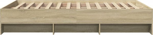 vidaXL Κρεβάτι χωρίς στρώμα δρυς sonoma 140x200 cm