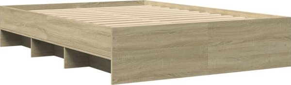 vidaXL Κρεβάτι χωρίς στρώμα δρυς sonoma 140x200 cm