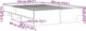 vidaXL Κρεβάτι χωρίς στρώμα δρυς sonoma 140x200 cm