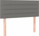 vidaXL Zaglowek do lozka me LED, skouroksri, 80x5x78/88 cm, yfasma