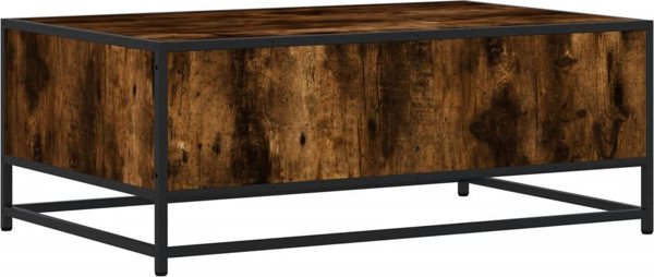 vidaXL Τραπεζάκι Καφέ, Καπνιστό Δρυς, 90x57x35 εκ.
