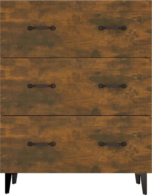 vidaXL Συρταριέρα καπνιστής δρυς 69,5x34x90 cm από ξυλώδες υλικό