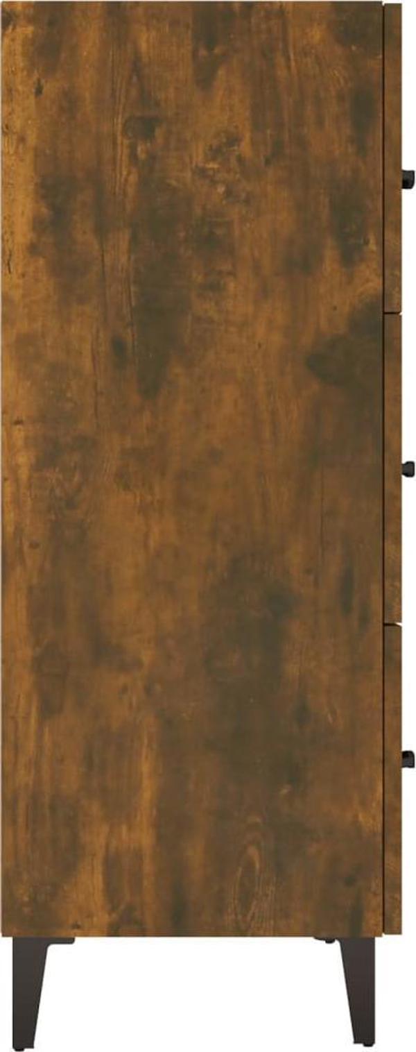 vidaXL Συρταριέρα καπνιστής δρυς 69,5x34x90 cm από ξυλώδες υλικό