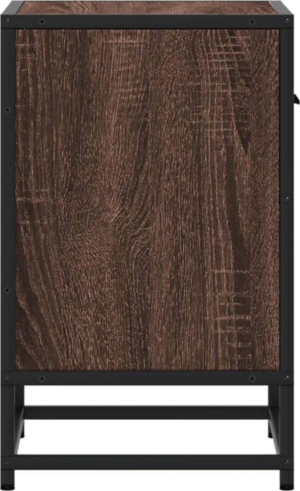vidaXL Szafka nocna brazowy dab 40x31x50 cm material drewnopochodny