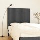 vidaXL Κεφαλάρι κρεβατιού, γκρι, 127,5x3x110 cm, μασίφ πεύκο