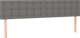 vidaXL Κρεβάτι Continental με Στρώμα Γκρι 160x200 cm