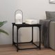 vidaXL Μαύρο τραπεζάκι βοηθητικό 40x40x40 cm, υλικό ξύλου