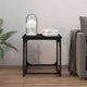 vidaXL Μαύρο τραπεζάκι βοηθητικό 40x40x40 cm, υλικό ξύλου