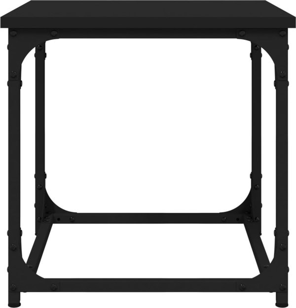 vidaXL Μαύρο τραπεζάκι βοηθητικό 40x40x40 cm, υλικό ξύλου