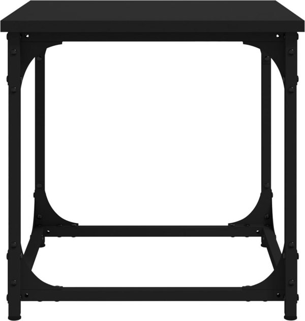 vidaXL Μαύρο τραπεζάκι βοηθητικό 40x40x40 cm, υλικό ξύλου