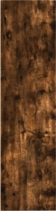 vidaXL Ράφι βιβλίων καπνισμένος δρυς 80x30x114 cm