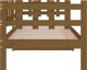 vidaXL Κρεβάτι ημέρας, μελί καφέ, 90x200 cm, μασίφ ξύλο πεύκου