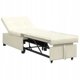 vidaXL VidaXL Sofa Bed Kremowy 194 x 67 x 82 cm Aksamit