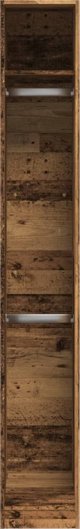 vidaXL Ντουλάπα, Παλιό Ξύλο, 30x50x200 cm, Ξυλοπολυμερές Υλικό
