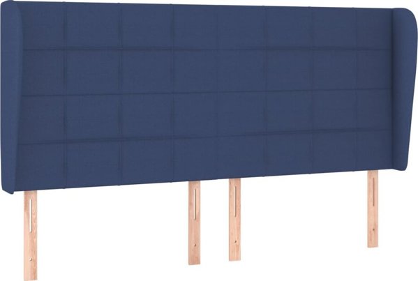vidaXL Μπλε κεφαλάρι στυλ uszak 163x23x118/128 cm από ύφασμα