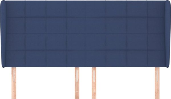 vidaXL Μπλε κεφαλάρι στυλ uszak 163x23x118/128 cm από ύφασμα
