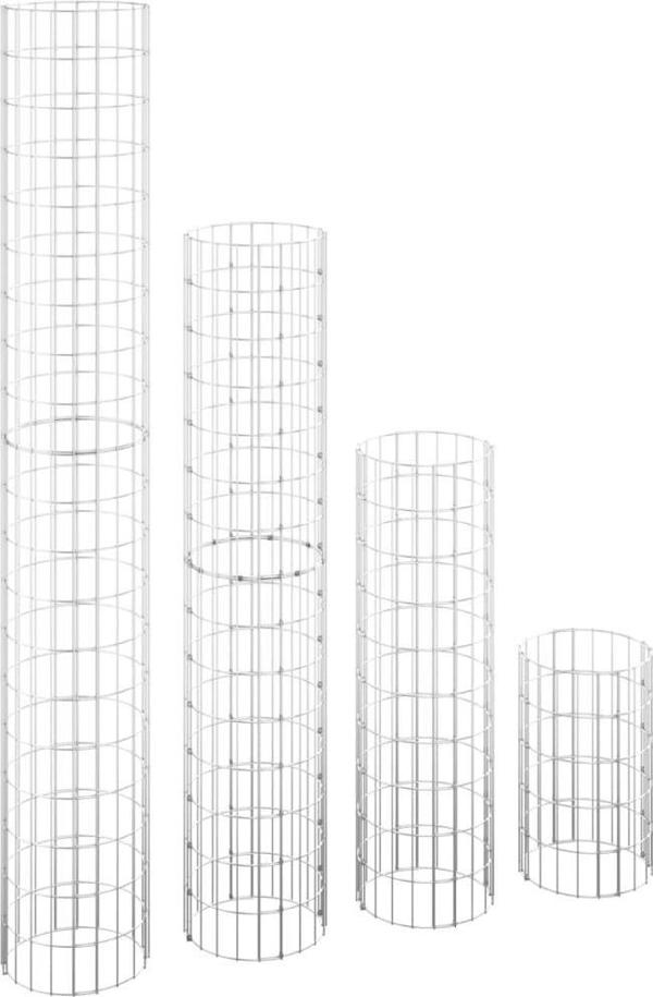 vidaXL Γκαμπιονικά καλάθια στρογγυλά, 4 τεμ., 30x50/100/150/200 εκ.