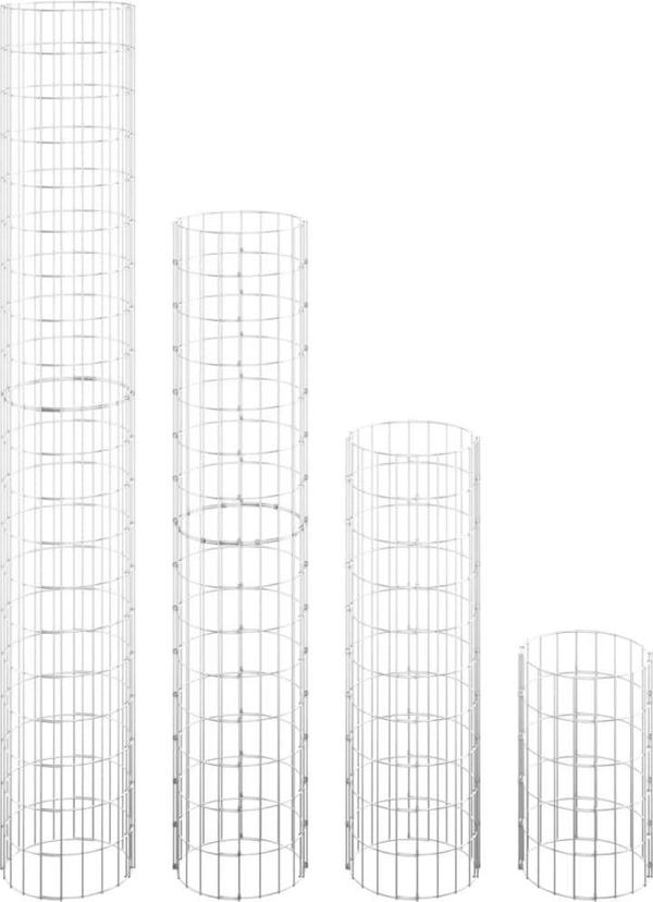 vidaXL Γκαμπιονικά καλάθια στρογγυλά, 4 τεμ., 30x50/100/150/200 εκ.