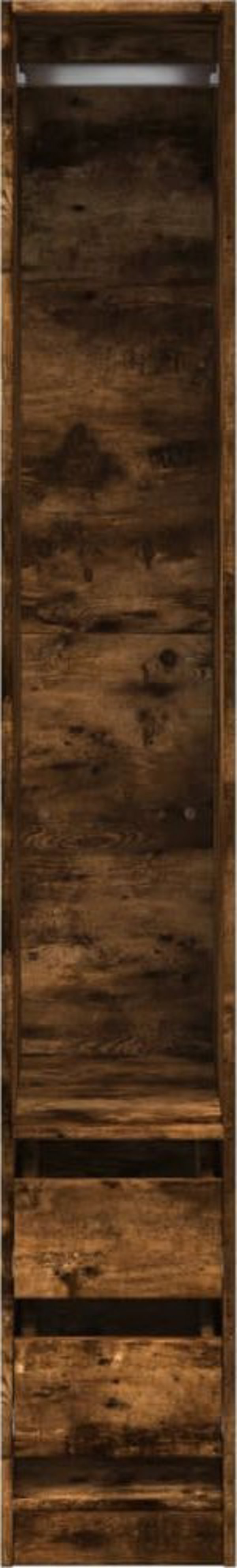 Ντουλάπα vidaXL Καπνιστό Δρυς 30x50x200 cm Ξύλο Συνθετικών Υλικών