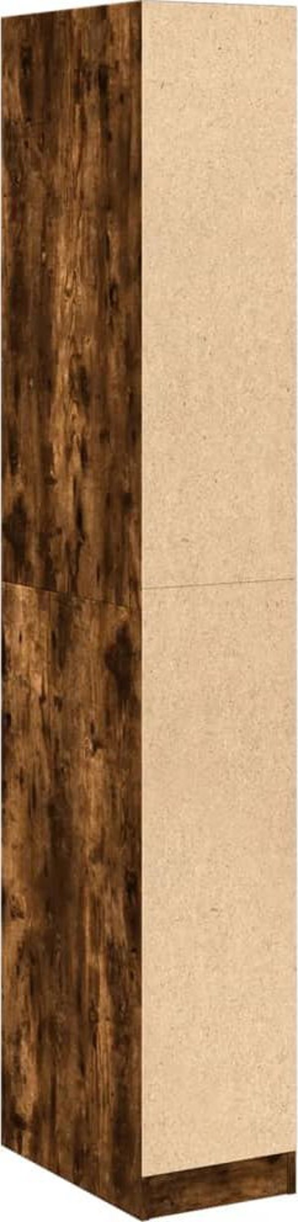 Ντουλάπα vidaXL Καπνιστό Δρυς 30x50x200 cm Ξύλο Συνθετικών Υλικών